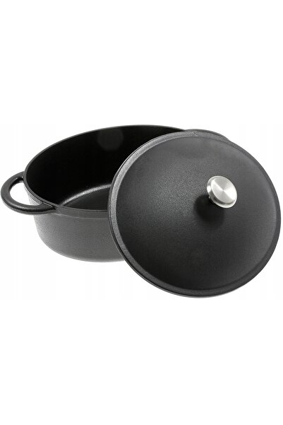 NO BRAND Garner Oțel Inoxidabil 27cm 4,5L Pentru Cuptor, Inducție și Gaz