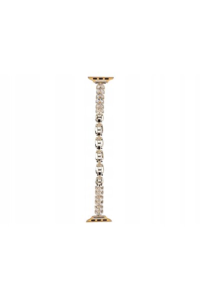 NO BRAND Brățară elegantă aurie pentru Apple Watch 38 40 41 mm Curea metalică...