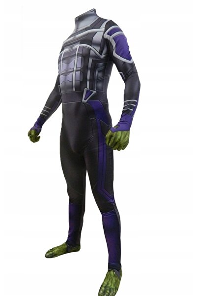 NO BRAND Costum de carnaval Mască cu aspect de piele de mutant Costum de supe...
