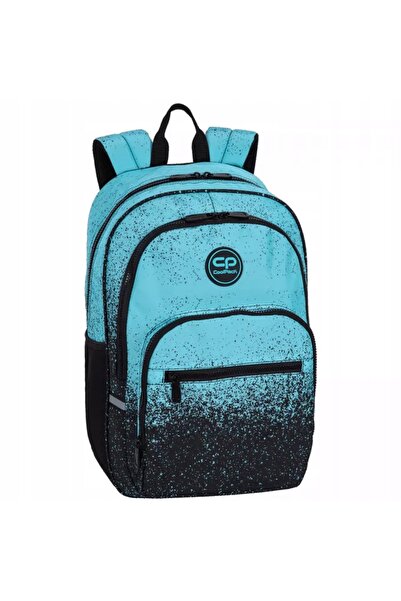 NO BRAND Coolpack rucsac școlar cu multiple compartimente, negru, verde