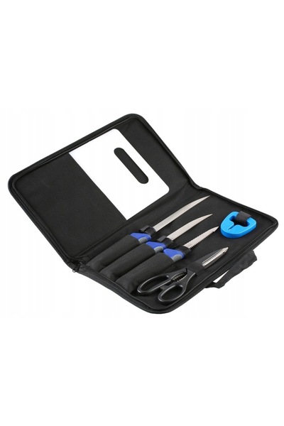 NO BRAND Kit pentru filetat pește, 8 piese: Cuțite Mikado, Racletă pentru peș...