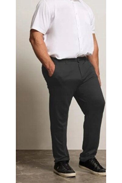 NO BRAND Pantaloni negri Material Picior conic Buzunare Badrhino 40