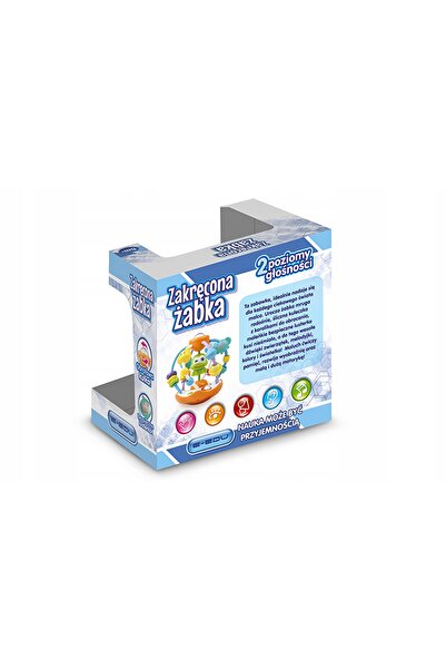 NO BRAND Pește spiralat educativ, senzorial, interactiv, cu zornăitoare și câ...