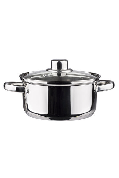 NO BRAND Set de vase pentru gătit la aburi, din oțel, 4 piese, ø24cm, 5l, Kin...
