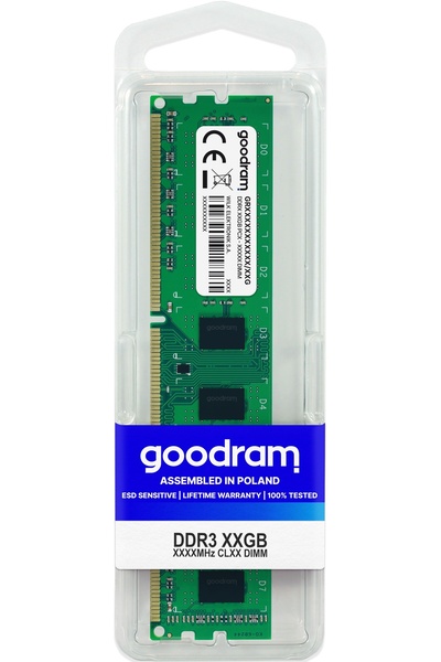 NO BRAND Memorie Goodram Gr1600D3V64L11S/4G (Ddr3 Dimm 1 x)