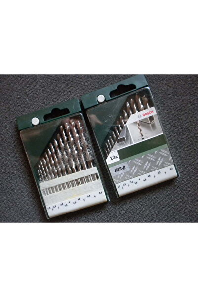 NO BRAND Set de 13 burghie Bosch pentru metal HSS-G 1,5-6,5mm