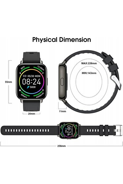 NO BRAND Smartwatch Judneer P32H 1.69'' Ip67 Ritm cardiac Somn Tensiune arter...