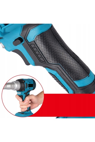 NO BRAND Pistol de bătut cuie fără fir, fără perii, 18V 1.5Ah + 2*Aku