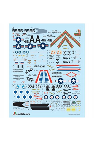 NO BRAND Italeri 2826 avion Douglas A-4 E/F/G Skyhawk model de asamblat 1/48