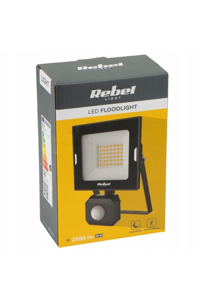 NO BRAND Proiector LED cu reflector, tip halogen, 30W, cu senzor de mișcare, ...