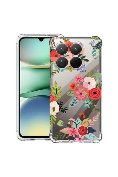 bestcase ®   Husă Antișoc pentru Motorola Edge 70 Fusion, Flori, 3145730 AS 630