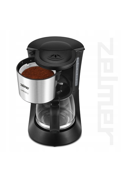 NO BRAND Cafetieră Zelmer Espresso cu filtru, din sticlă și metal, încălzită,...