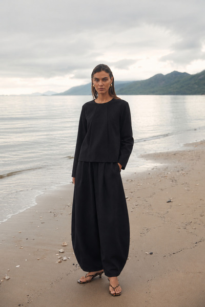 Mevra DUNE | Modern Form Bluz Siyah
