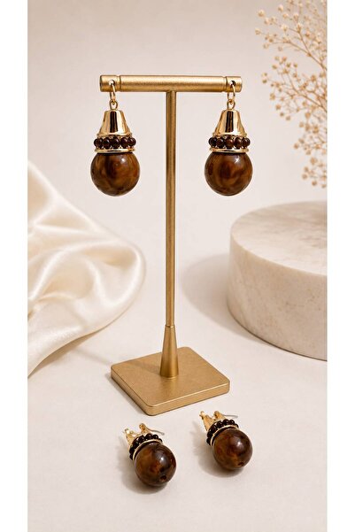 STILADA Kp-100-C-Coffee Women's Earrings