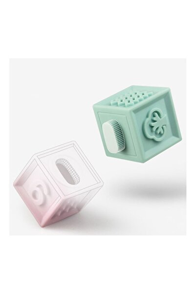 NO BRAND Woopie Cuburi pentru bebeluși Puzzle senzorial cu sunete 12 bucăți