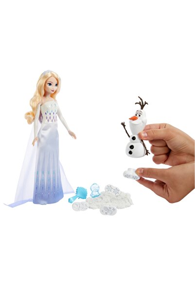 NO BRAND Set Disney Frozen Elsa și Olaf Păpușă magică de zăpadă 29cm Plastici...