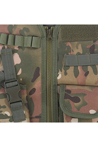 NO BRAND Vestă pentru copii pentru costum militar de joacă, camuflaj