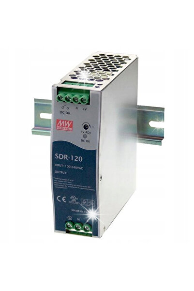 NO BRAND Sursă de alimentare montată pe șină DIN 24V CC 5A 120W Mean Well