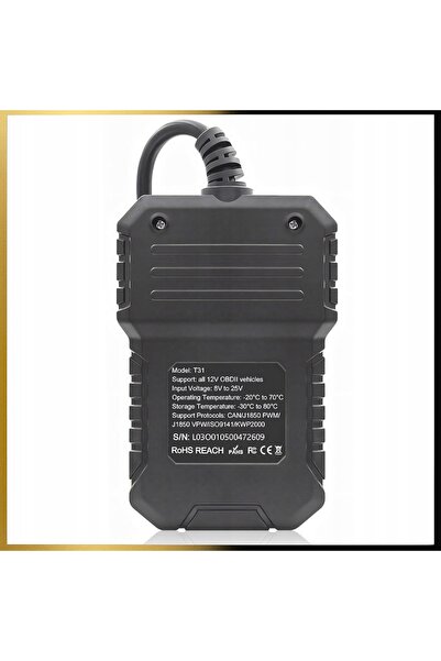 NO BRAND Tester de diagnosticare, scanner cu interfață OBD2, meniu în limba p...