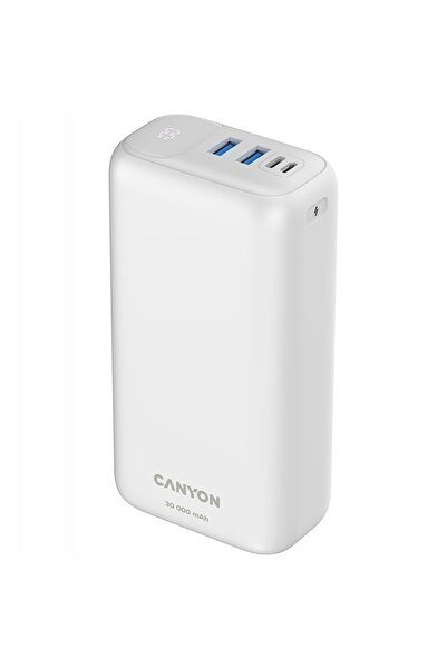 NO BRAND Powerbank CANYON PB 301 LED 30000 mAh PD 20W QC 3.0 Alb