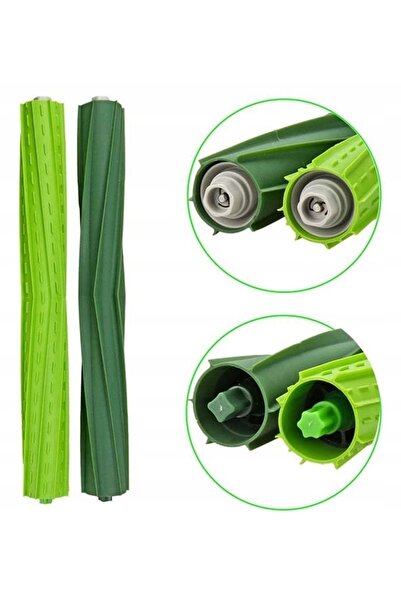 NO BRAND Perie principală, rolă de cauciuc, roți de cauciuc pentru Irobot Roo...