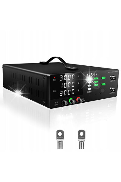 NO BRAND Sursă de alimentare de laborator de banc de 3000W, 0-30V 0-100A, reg...