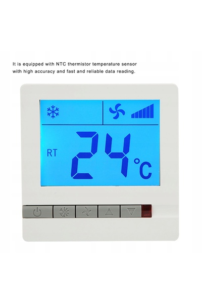 NO BRAND Regulator de temperatură Termostat Senzor de cameră Controler LCD