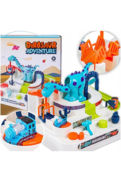 NO BRAND Set cadou interactiv și creativ cu pistă de roller coaster cu obstac...