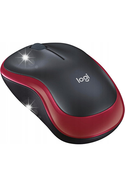 NO BRAND Mouse wireless 2.4GHz 1000dpi USB roșu