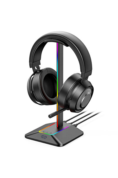 Mozos Suport D12 pentru căști Over-Ear cu LED RGB