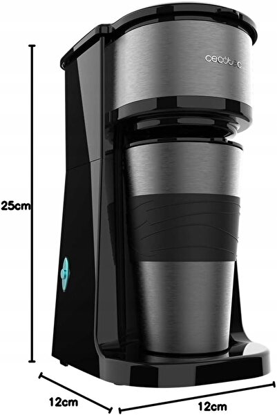 NO BRAND Aparat de cafea espresso cu termos de 420 ml, compact