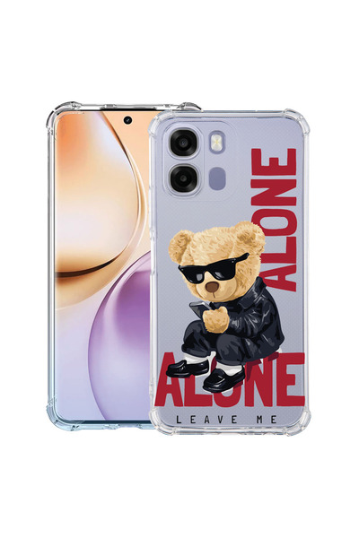 bestcase ®   Husă Antișoc pentru OPPO A6 / A6X / A6S, Ursuleț „Lasă-mă în pac...