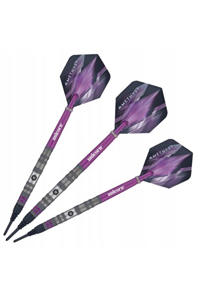 NO BRAND Lotki Rzutki Dart Unicorn Amethyst 2 80% Wolfram 18g