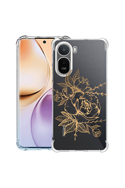 bestcase ®   Husă Antișoc pentru Xiaomi Redmi A7 Pro, Golden Rose, 3145728 AS...