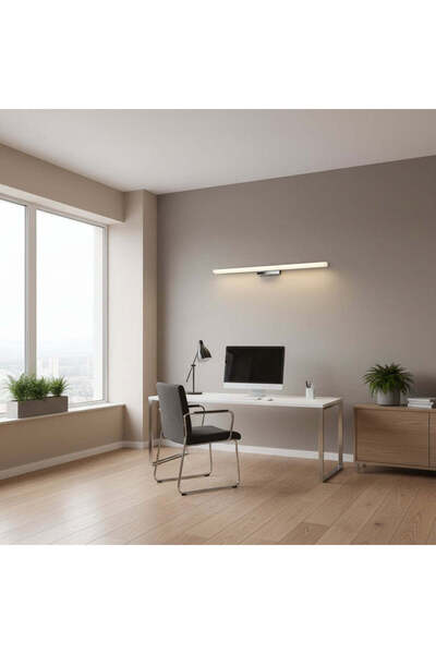 iTin Φωτιστικό τοίχου LED, COMO, 7W, γραμμικό, Θερμό/Ουδέτερο/Ψυχρό φως, Χρωμέ