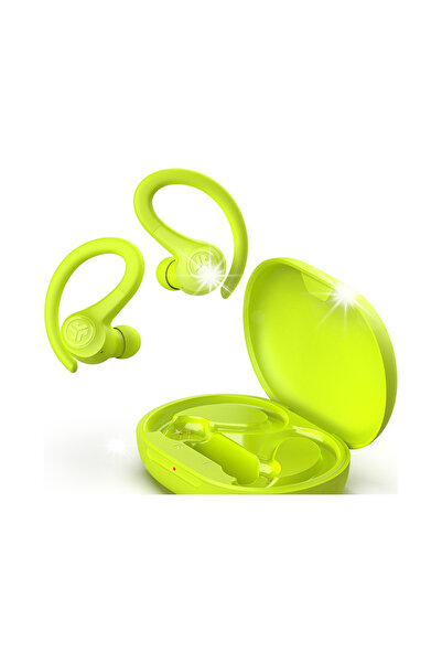 JLAB Căști wireless Go Air Sport pentru alergare, Bluetooth, IP55, galbene