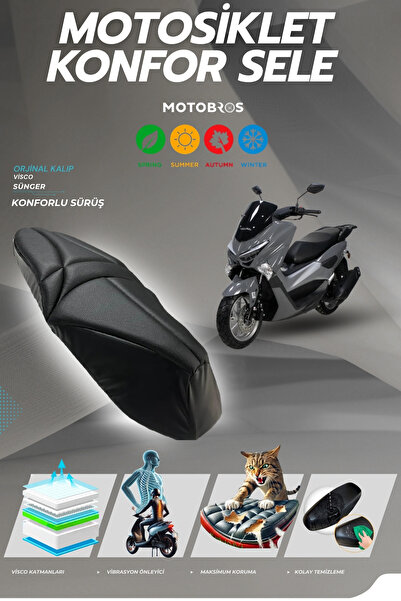 Motobros Revolt Rsx4 Comfort Saddle Visco Sponge Saddle Cover Saddle Cover
