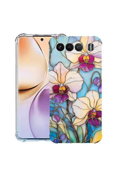 bestcase ®   Противоударен калъф Husa за Realme 16, Флорален - Орхидея с ефек...