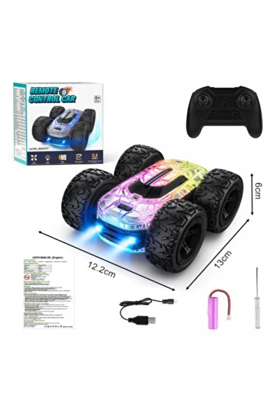 NO BRAND Vrxeqi 360 °   Mașină RC aerobatică uimitoare, cu telecomandă
