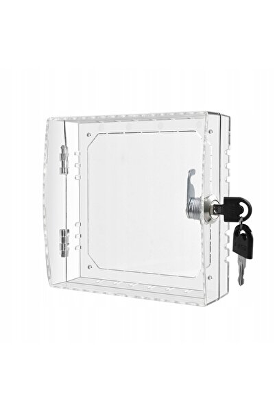 NO BRAND Capac transparent din acril pentru termostat, blocabil cu cheie, 16×...