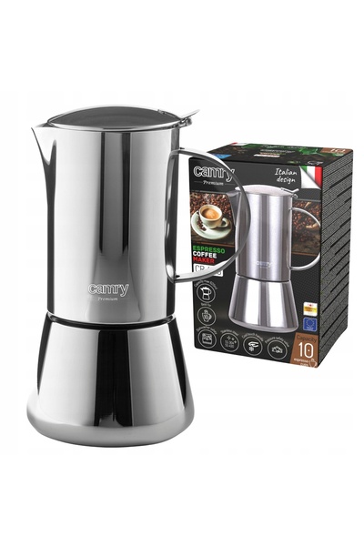 CAMRY Spumator de cafea și espresso. Compatibil cu inducție, gaz, oțel. 500ml.