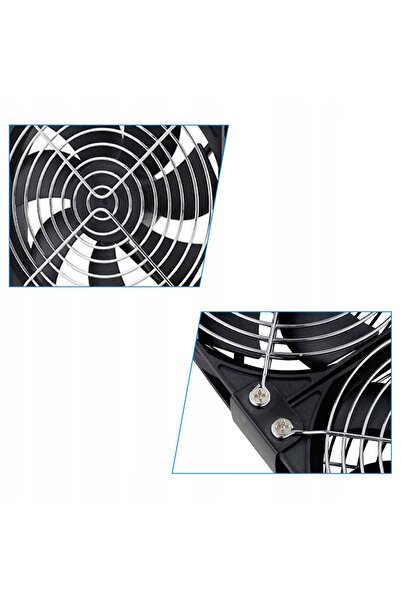 NO BRAND Ventilator silențios și eficient pentru laptop, TV, AV, cabină, 120m...