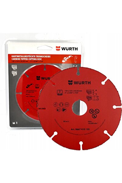 NO BRAND Wurth Disc de tăiere cu carbură integrate 125X2X22,2Mm