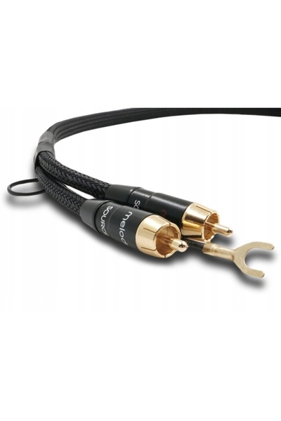 NO BRAND 2x cablu RCA phono pentru pick-up cu fir de masă melodika mdphd20 2m