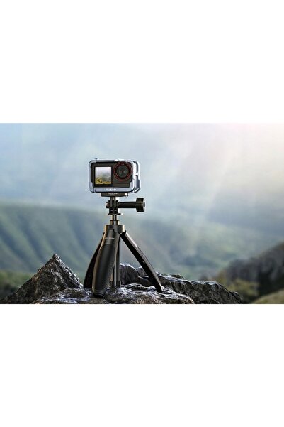 TELESIN Carcasă metalică pentru camera de acțiune DJI Osmo Action 5, albastră