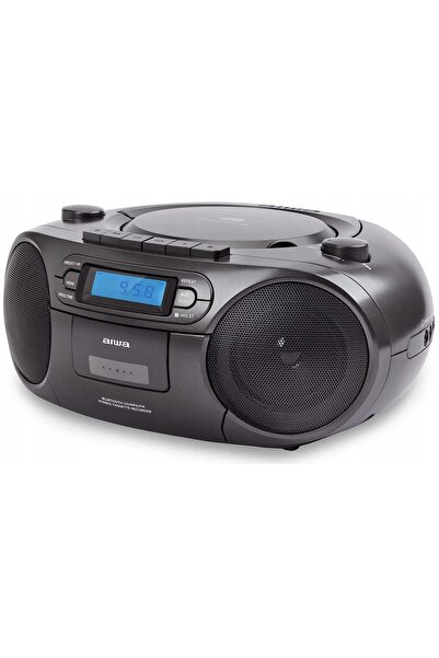 Aiwa Player radio Boombox BBTC-550BK BT CD USB Casetă FM AUX Ceas