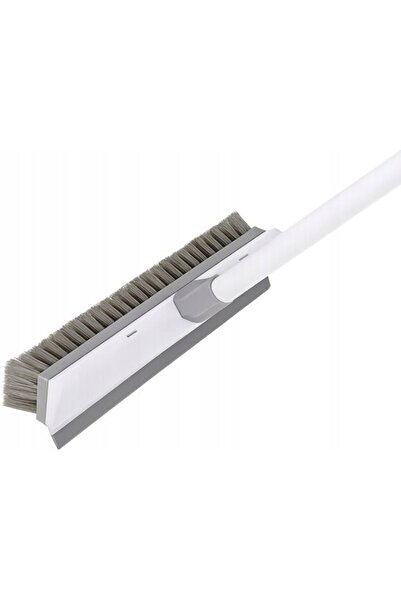 NO BRAND Perie și racletă 2-în-1 pentru podele, 35 cm, cu mâner telescopic de...