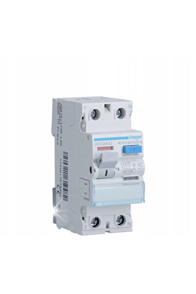 Hager Pharma Întrerupător diferențial de curent 1P+N 40A 30mA 6kA AC Hager Cd...