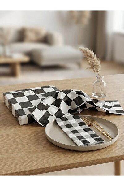 METE MUM PİNTEREST DESENLİ DEKORATİF KAĞIT PEÇETE 33X33 CM - 20'Lİ PAKET - SO...