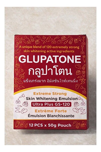 Glupatone Extreme Strong Skin Whitening Emulsion Ultra Plus GS-120 – 50g (Pac...